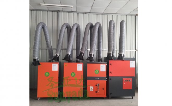 焊接烟尘处理前后如何使用焊烟净化器