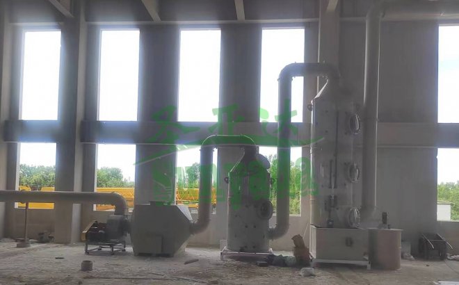 喷淋塔在废气处理中有什么作用？