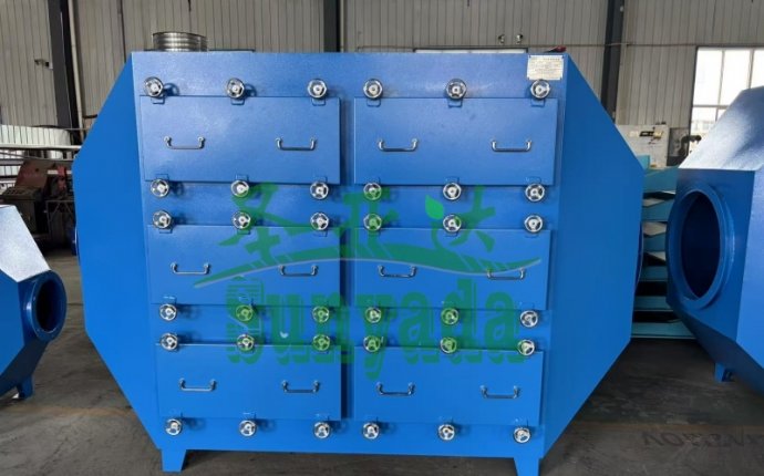 陕西客户定制20000风量活性炭吸附箱